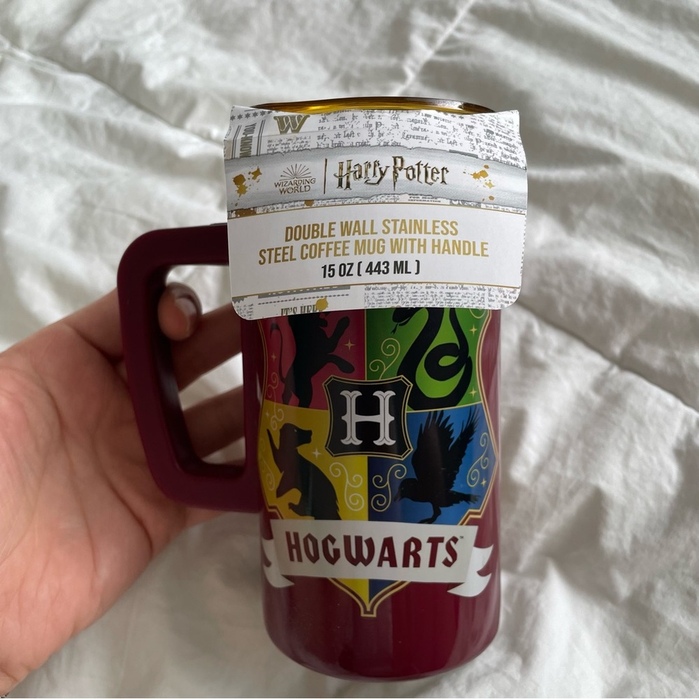 Warner Bros. Hogwarts Stainless Steel Mug - Red and Black